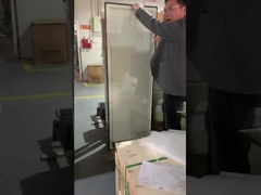 25.4mm پرده بین شیشه شکل مسطح پرده برای درب های حیاط عایق گرما OEM