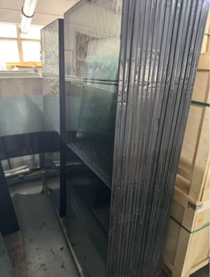 Flemish Insulated Glass " Thickness With Horizontal Partition Strip For Fiberglass Doors