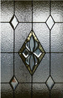 2.5CM Encapsulating Stained Leaded Glass Chrome Caming Double Glazing IGCC For Door